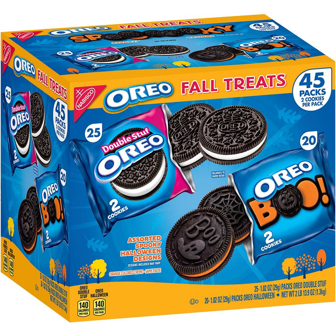 Oreo Double Stuffed Fall Treats 45 Ct Caja Usa