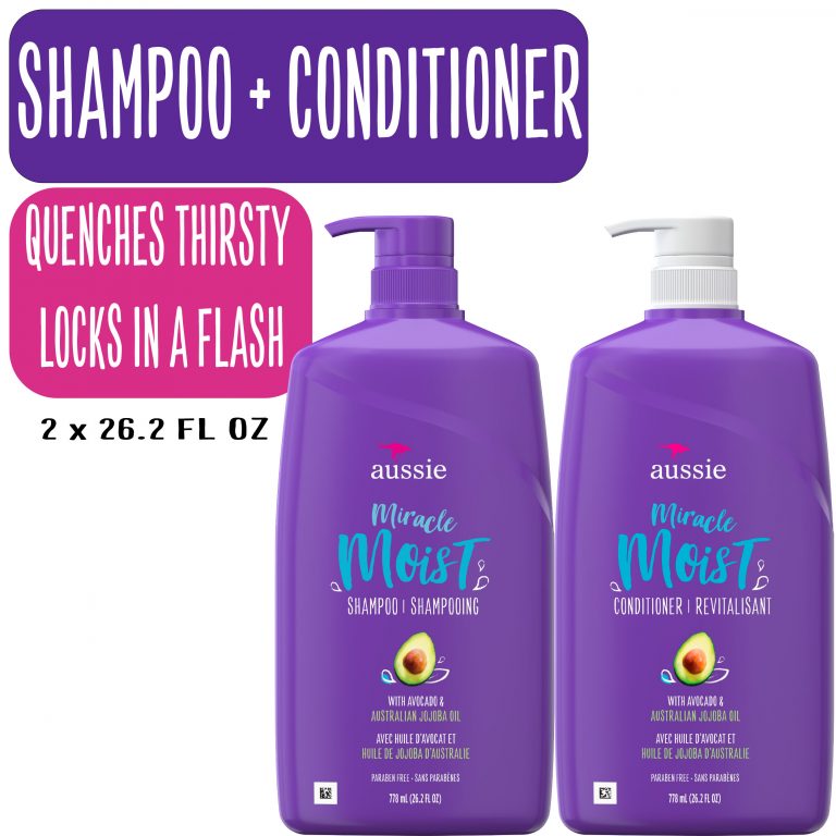 Aussie Miracle Moist Shampoo And Conditioner Hair Set 26 2 Fl Oz