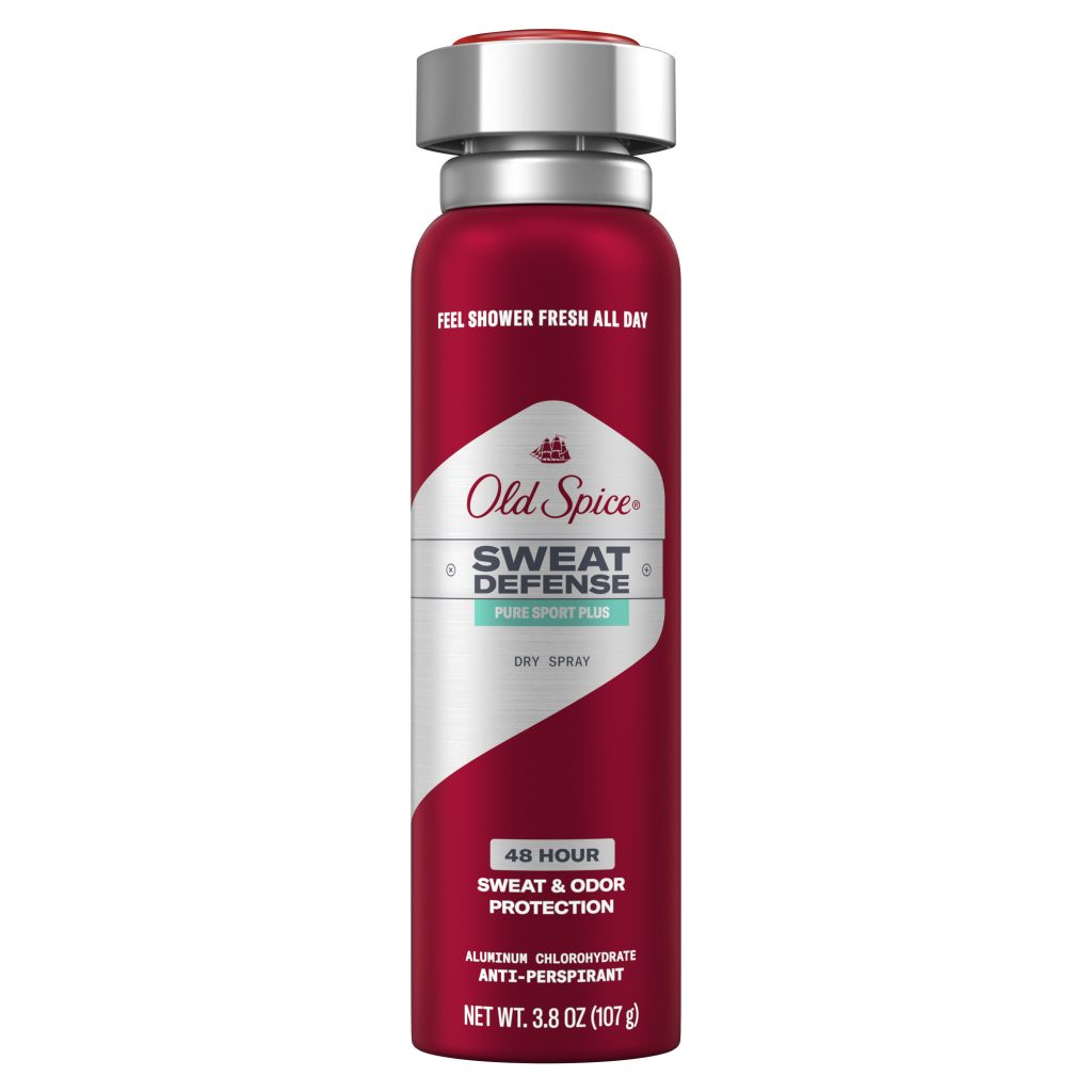 Old Spice Sweat Defense Pure Sport Plus Dry Spray Antiperspirant And